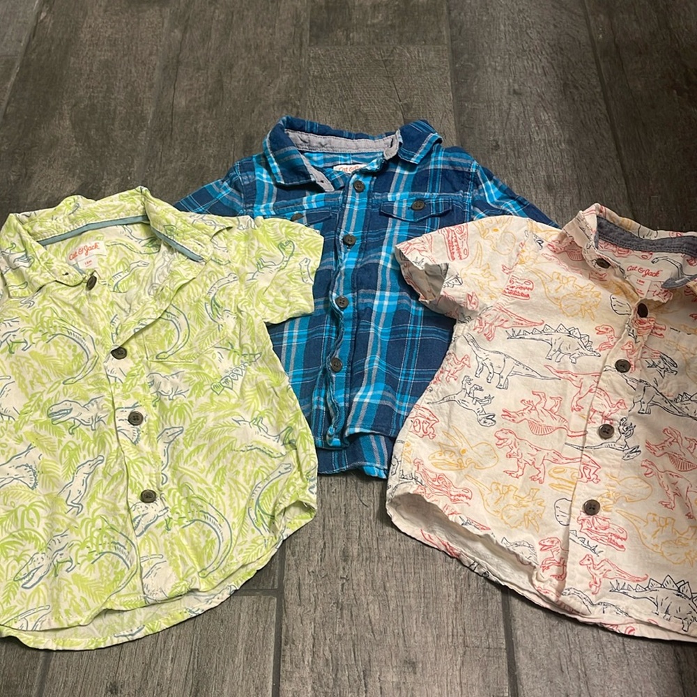 Toddler Button Down Bundle (3) - size 18 months